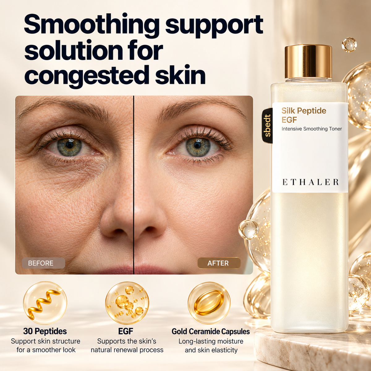 Silk Peptide Toner | Hydrates & Softens From the First Step