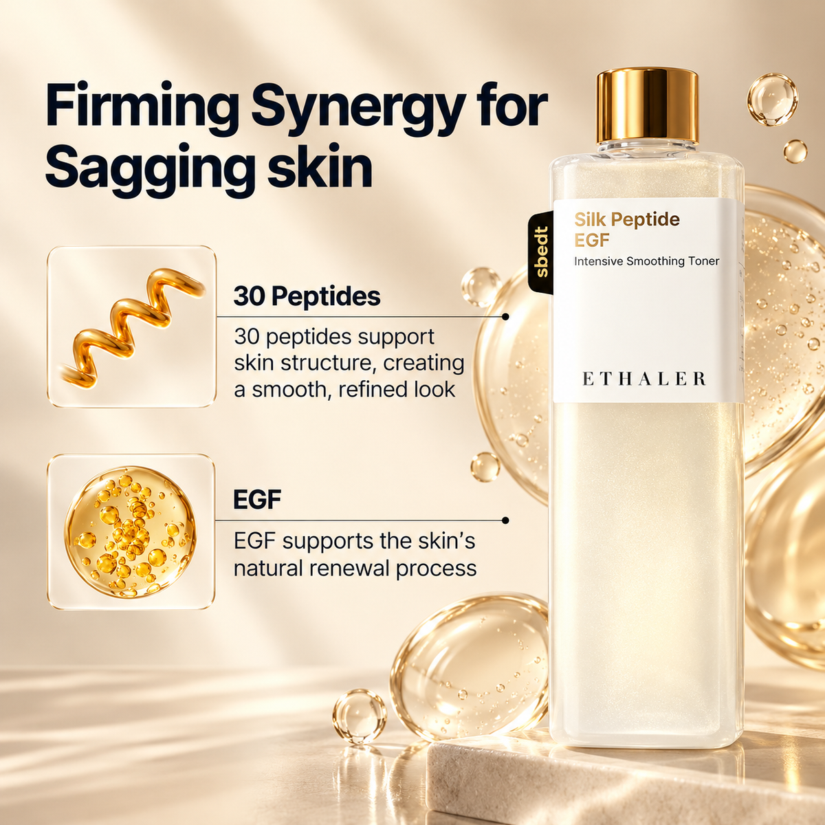 Silk Peptide Toner | Hydrates & Softens From the First Step